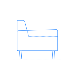 Furniture Armchairs Bantam Armchair Outline Svg Vector, Free Vectors File